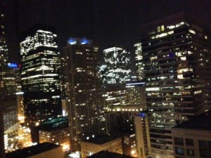 Chicago night scene